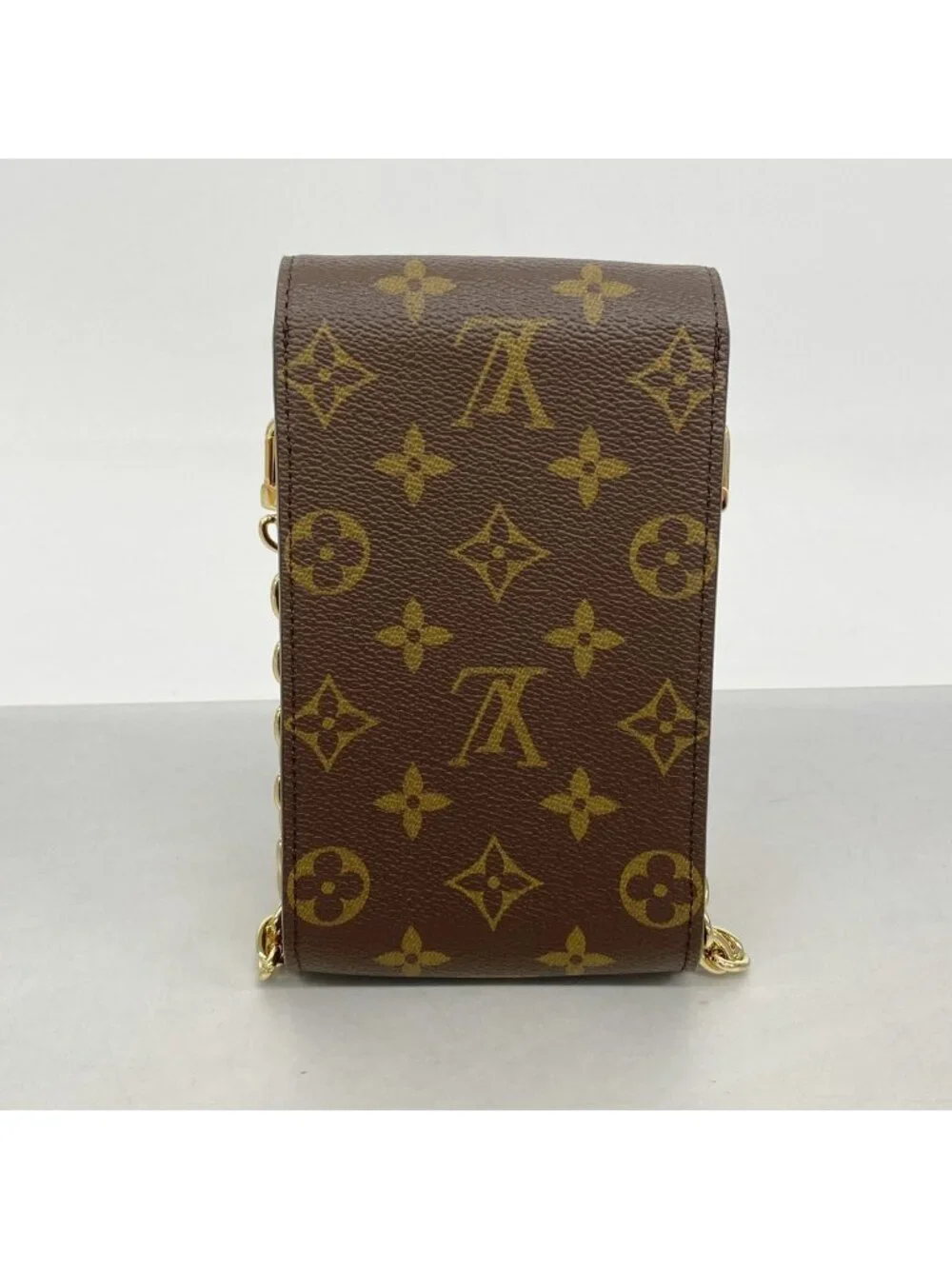 Louis Vuitton Shoulder Bag Monogram Phone Pouch Metis Brown
